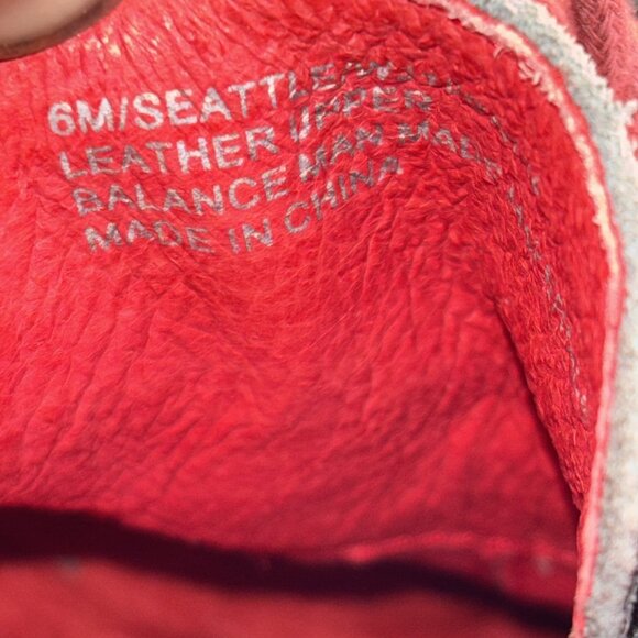 JAMBU Seattle Lace-Up Wing Tipped Heeled Oxford, Dark Charcoal/Red Accents, 6M - Picture 7 of 11